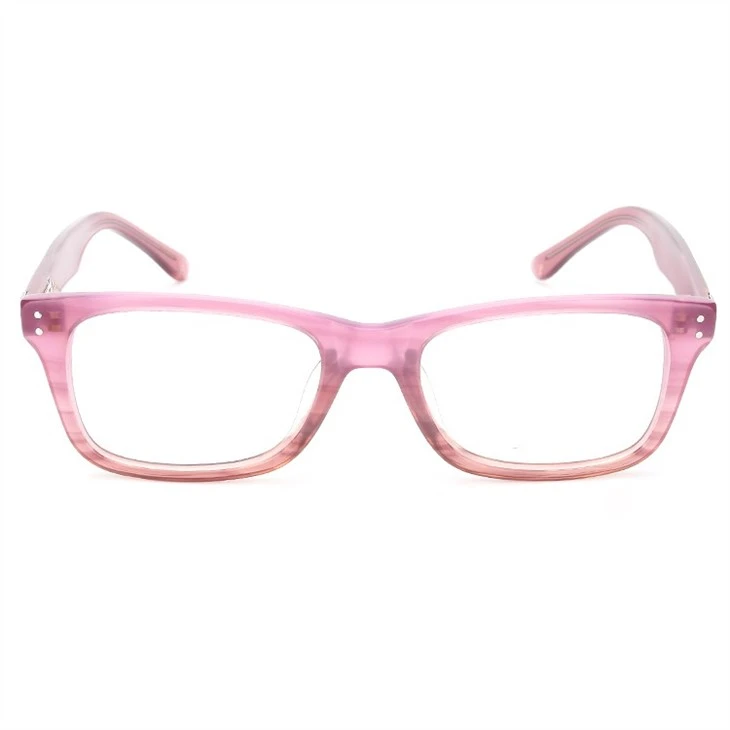 Pink Clear Anti Glare Frames For Women Glasses