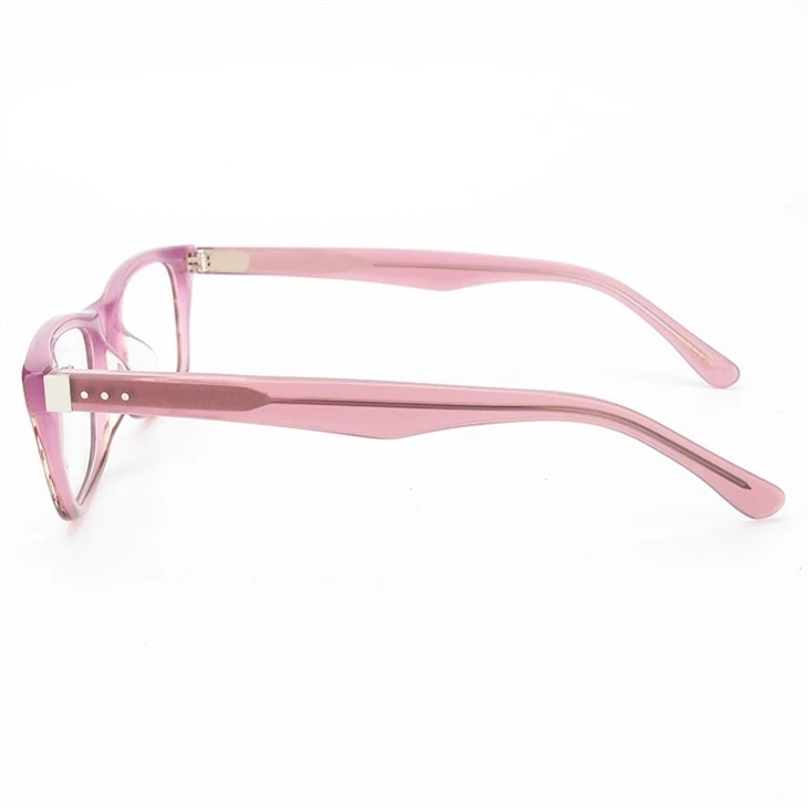 Pink Clear Anti Glare Frames For Women Glasses