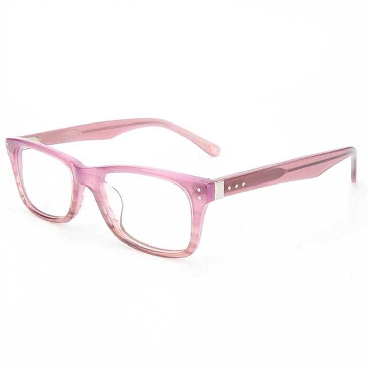 Pink Clear Anti Glare Frames For Women Glasses